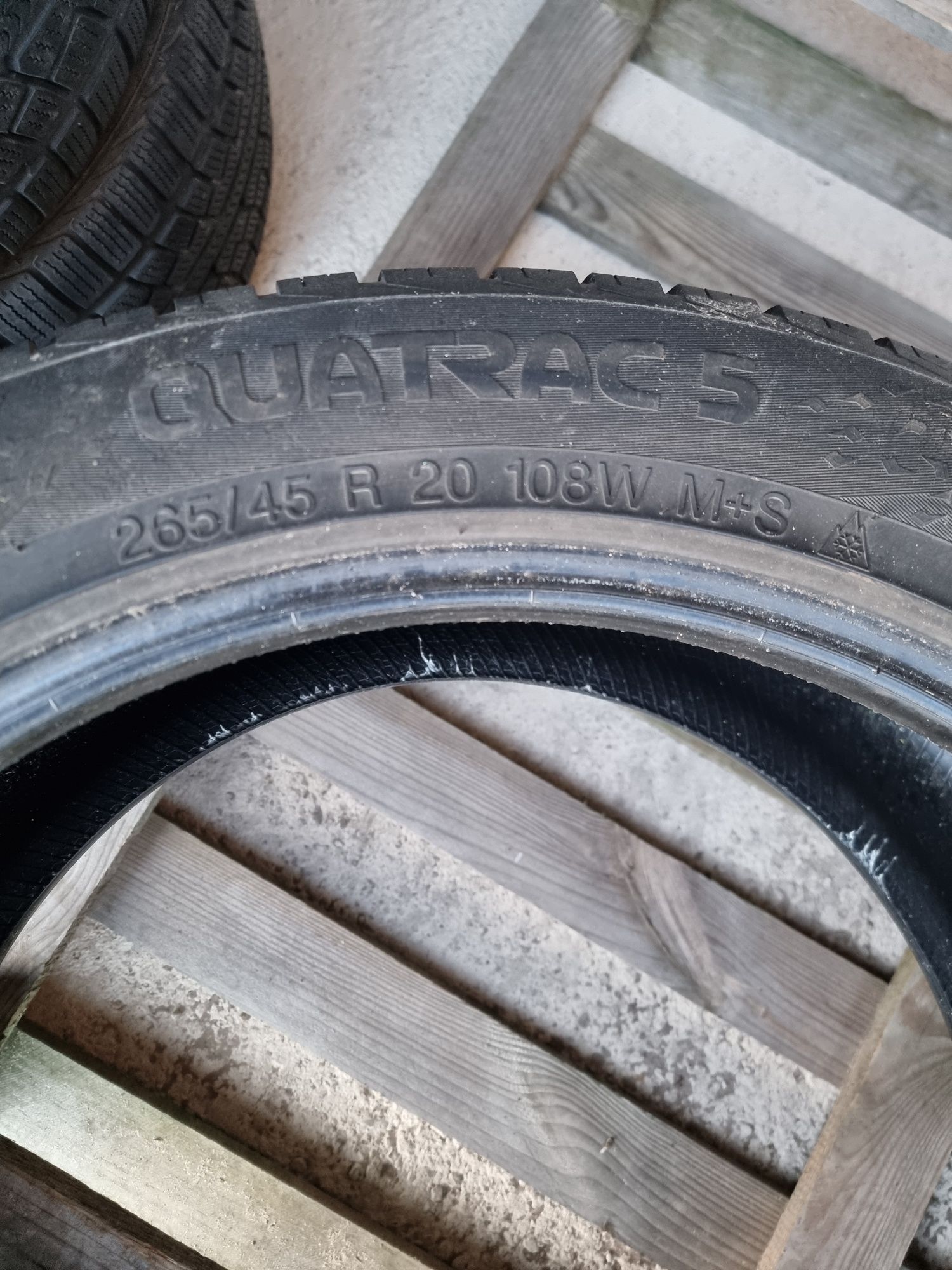 2x Opony całoroczne 265 45 r20 Extra Load Vredestein Quatrac 5