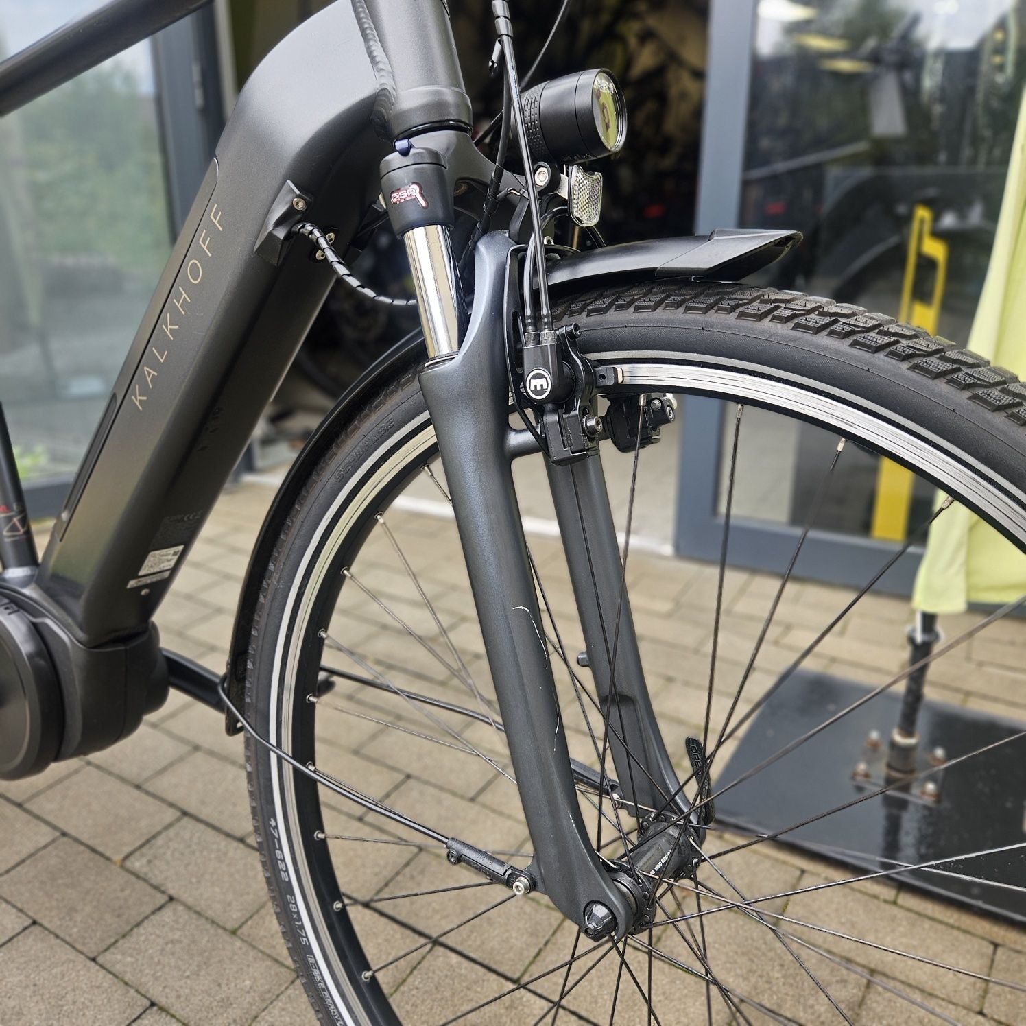 Rower elektryczny Kalkhoff Agattu 4 City 59cm Bosch Pasek (470)