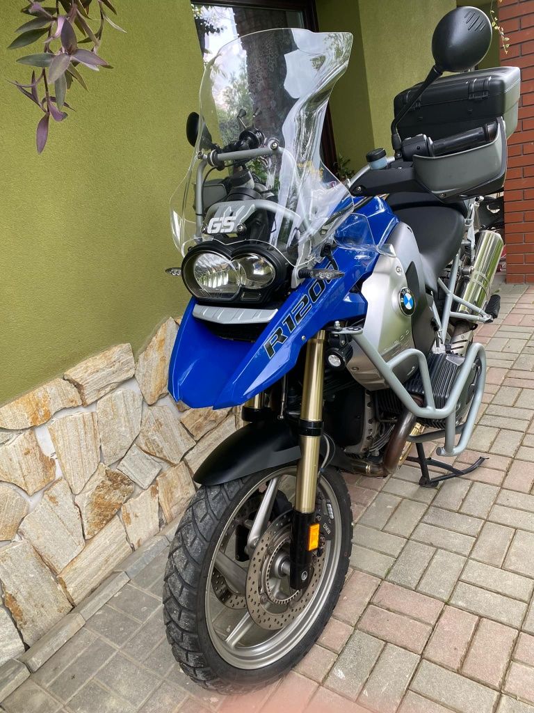 BMW GS 1200 k25 z 2009r. z trzema kuframi