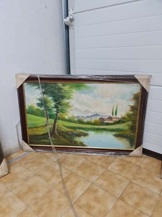 Quadros em tela pintados oleo