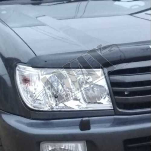 Передние фары ( черные ) Toyota Land Cruiser 100 (98-05) оптика фара