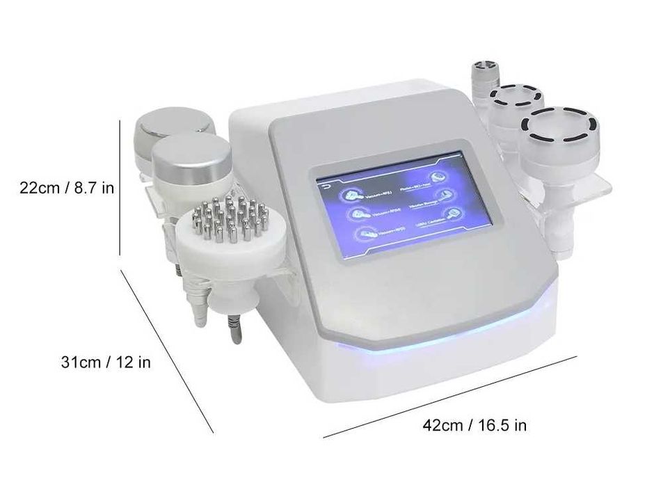 MAQUINA DE CAVITAÇÃO 120K + RADIOFREQUENCIA + VÁCUOTERAPIA + BIO
