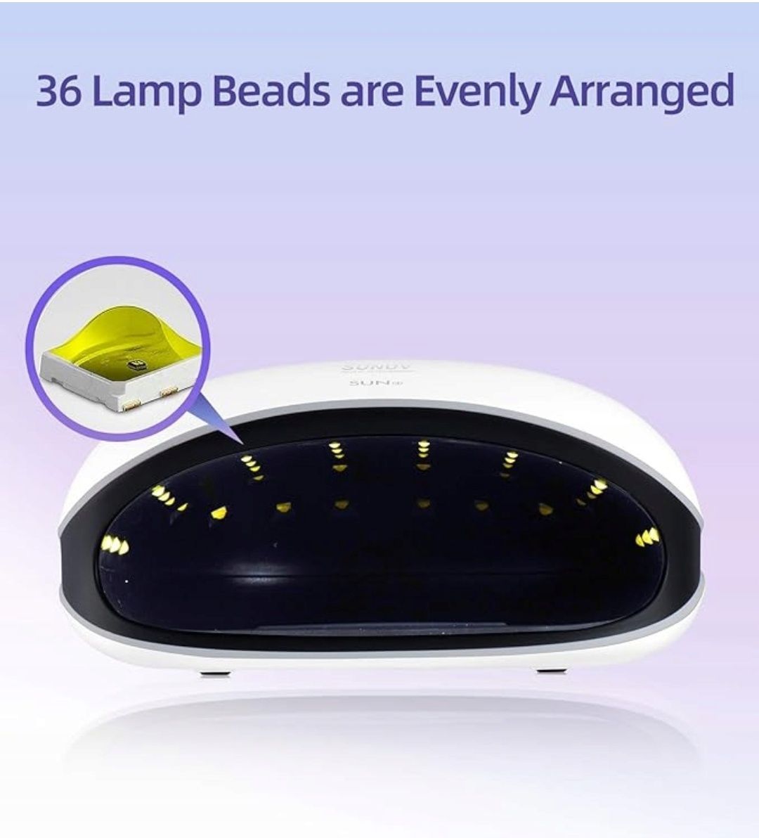 Lampa do Paznokci LED UV 48W Z Czujnikiem Automatycznym Wyświetlacz LC