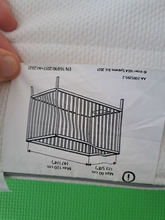 Colchao de berço KRUMMELUR ikea