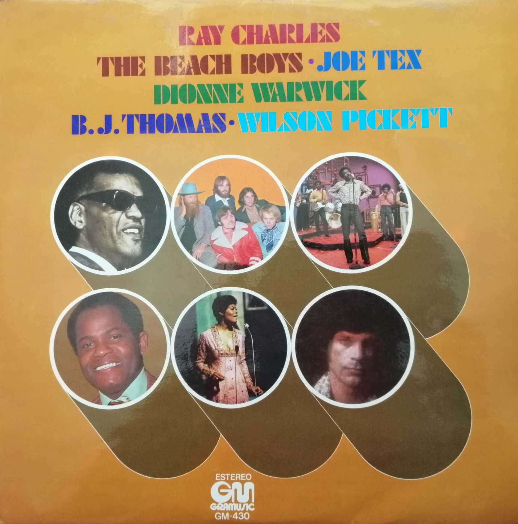 LP - Ray Charles/Beach Boys/Dionne Warwick e outros (Gramusic; 1975)