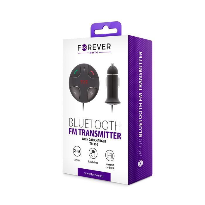 Forever Transmiter Fm Bluetooth Tr-310 Czarny