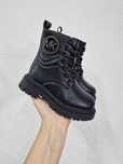 Czarne matowe kozaki ocieplane botki buty zimowe r. 26 (16 cm)