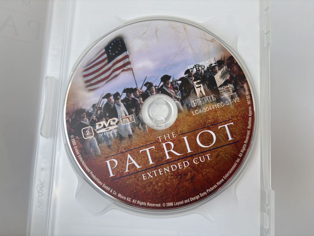 Film DVD Patriota wersja rozszedzona Mel Gibson