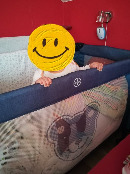 Łóżeczko turystyczne + materac baby design