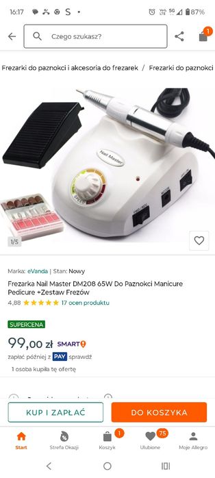 Frezarka do paznokci