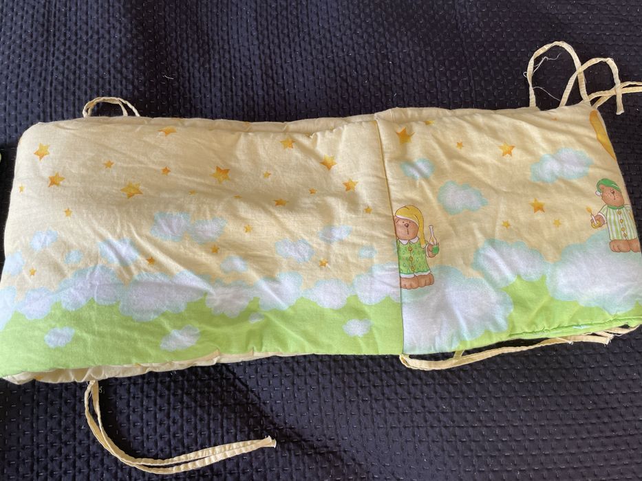 Zestaw do łożeczka ochraniacze przybornik poduszki