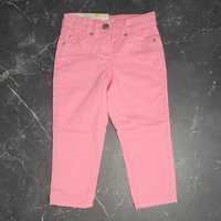 Różowe 'jeansy' dziewczęce ocieplane 86/92