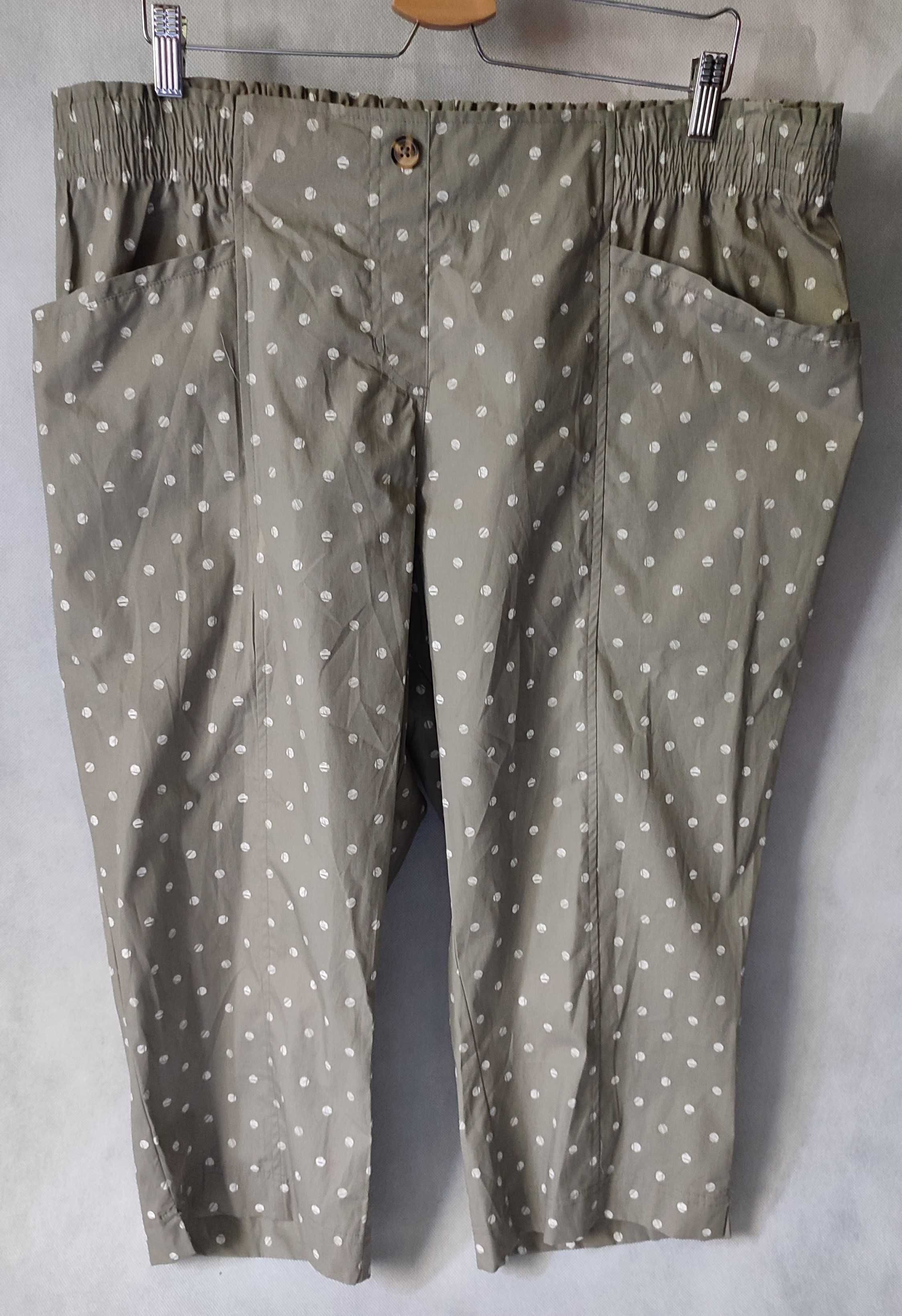 Spodenki damskie rybaczki plus size bawełniane rozmiar 22