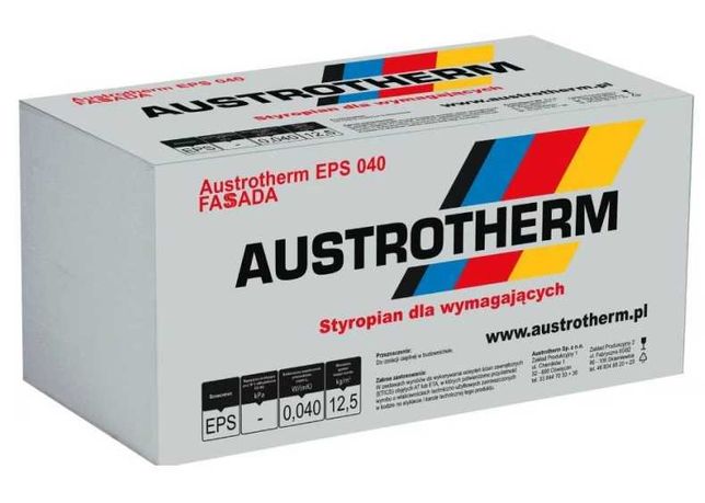styropian Austrotherm EPS 040 Fasada płyty grubości 5cm