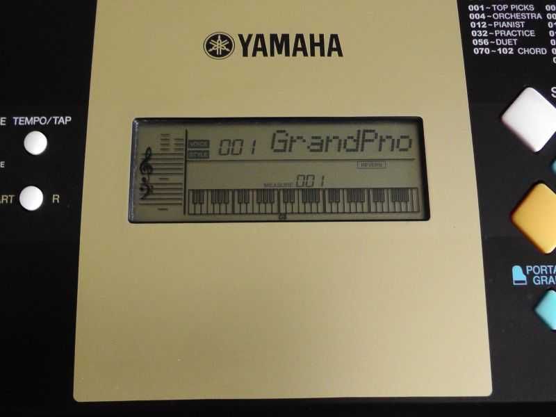 Keyboard Cyfrowy Yamaha YPT-220 Funkcja Lekcji MIDI LCD