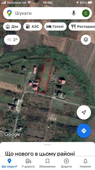 Земельна ділянка 0.32га