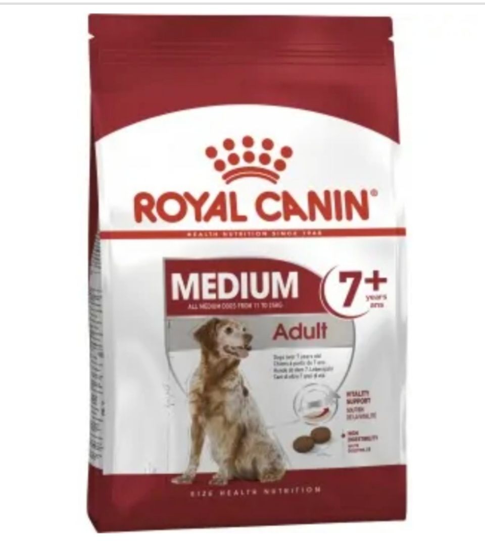 Продам сухой корм для собак Royal Canin Medium Adult 7+ , 4 кг