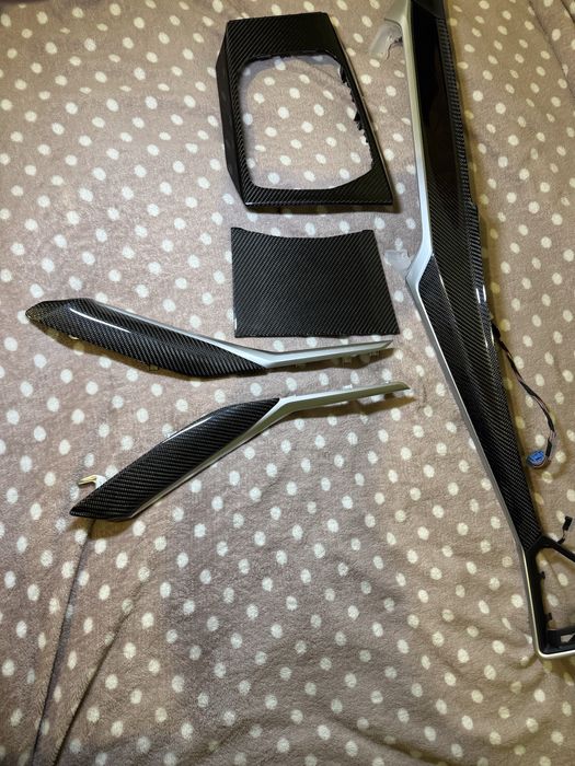 Карбоновий декор салона g20, g80 рестайл з підсвіткою