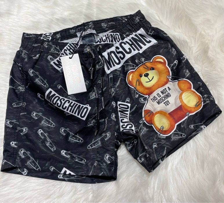 Шорты плавательные Balenciaga пляжные белые для бассейна мужские