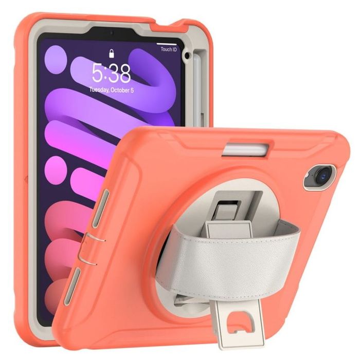 Etui Obudowa Case na Tablet iPad Mini 6/8.3" z Paskiem Uchwytem Pancer