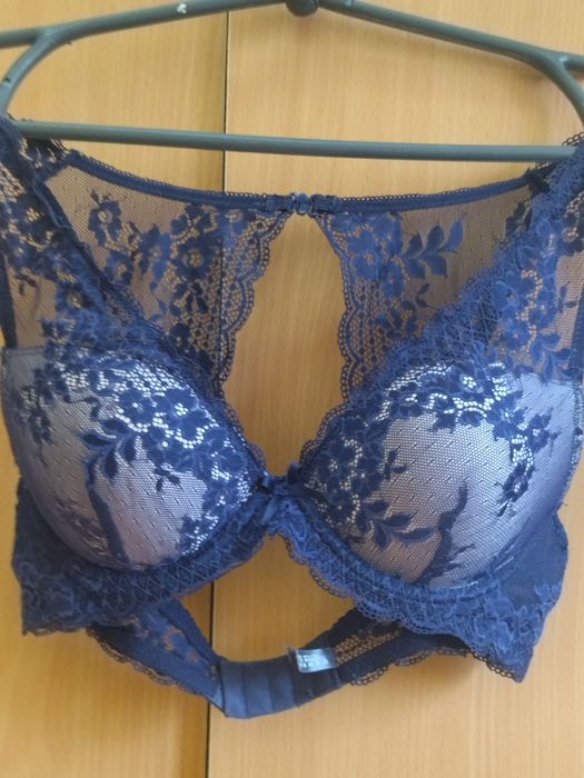 Бюстгальтер синий