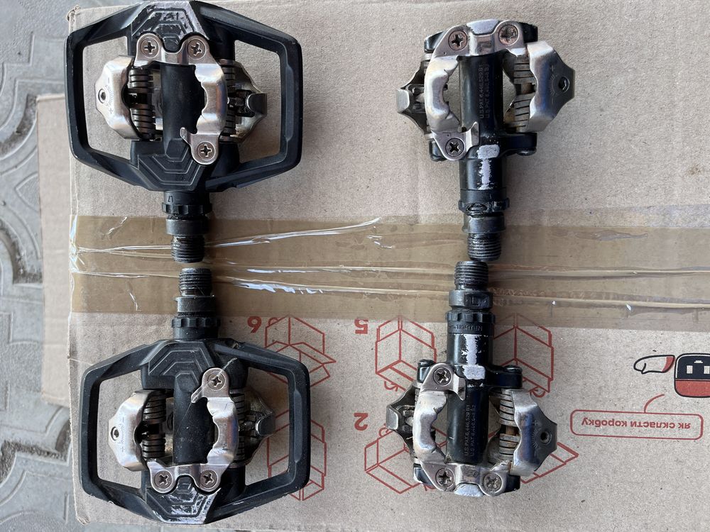 Педалі Shimano PD-ME700, Deore PD-M520, PD-GR500, Deore XT PD-T8000