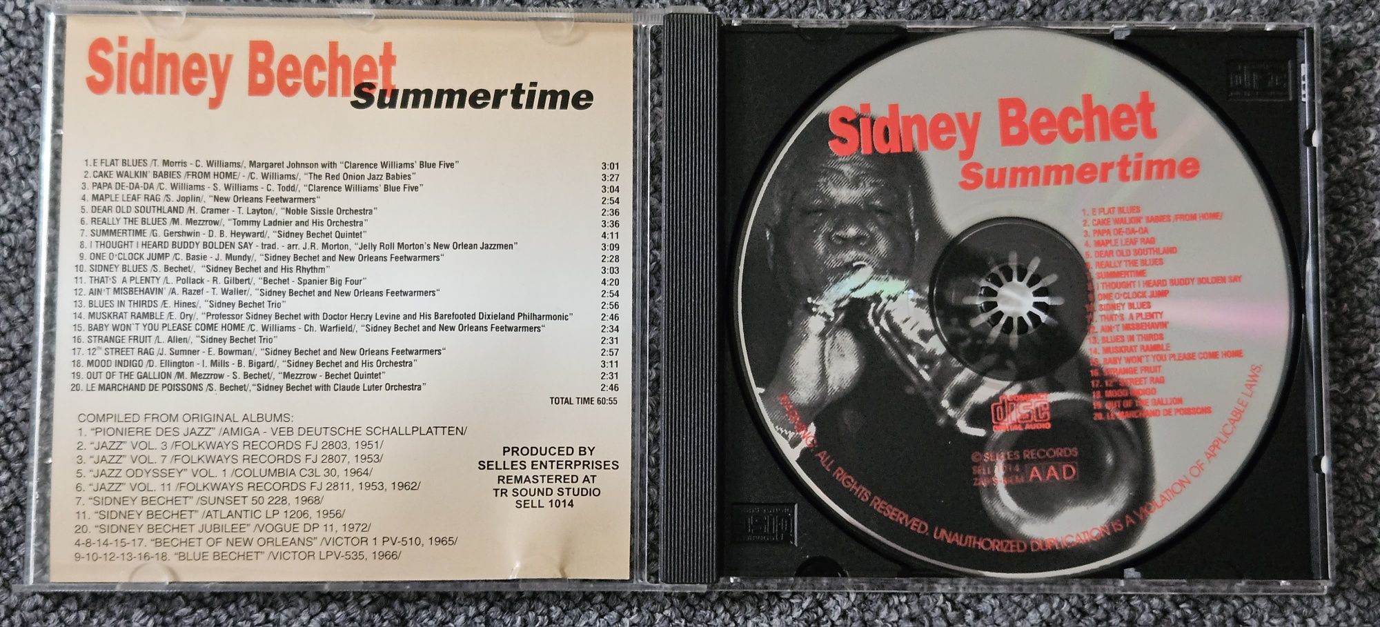 Plyta CD Sidney Bechet Summertime