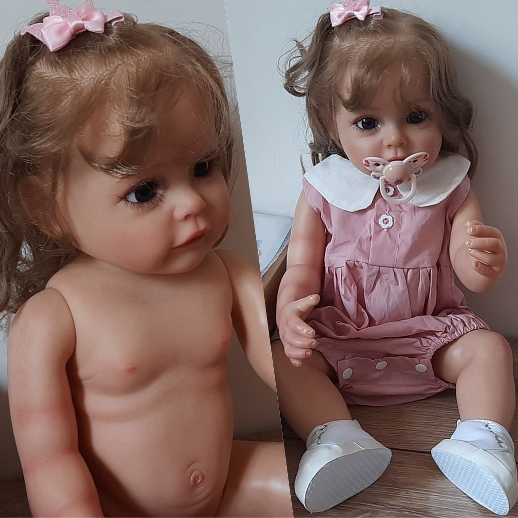Оригинальная кукла реборн 55 см.Силикон.покраска 3D,видимые вены.