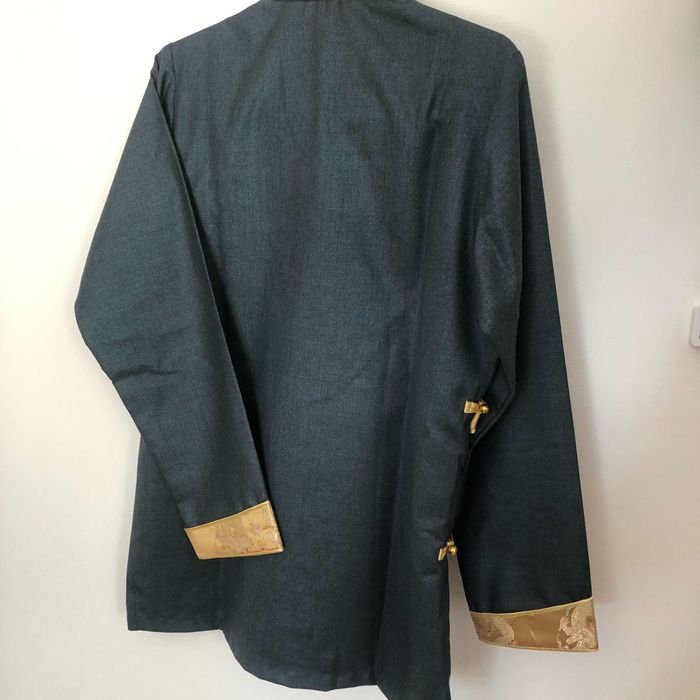 Koszula, bluza odświętna tybetańska material z domieszka welny