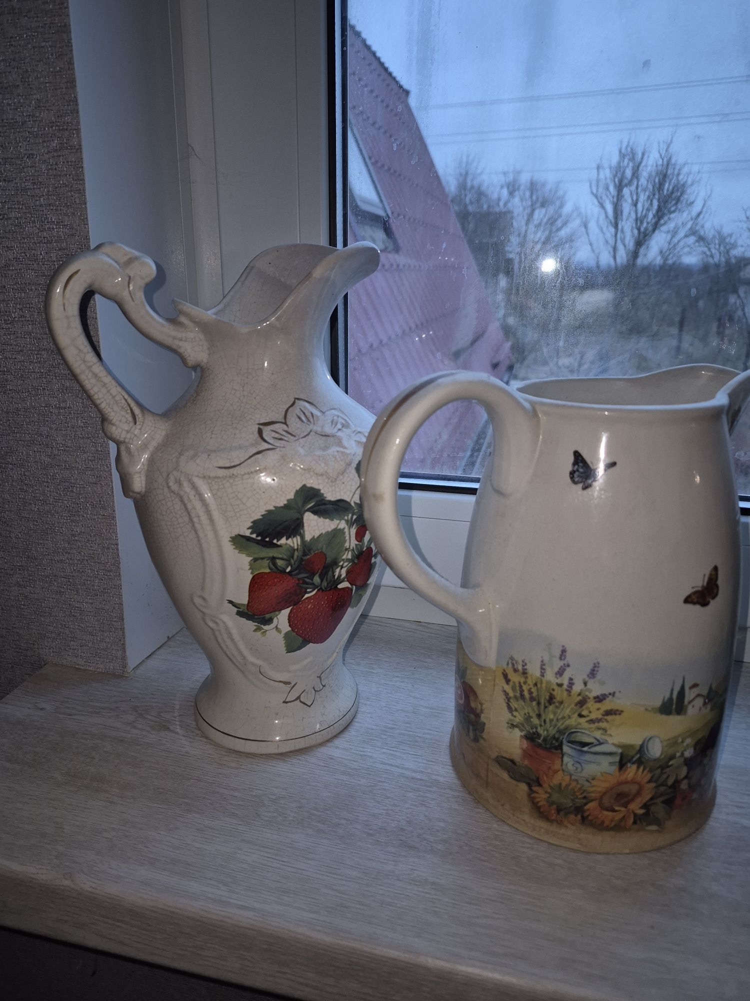 Вазы, кувшины, глечики, горщики, кампотницы б/у лотом
