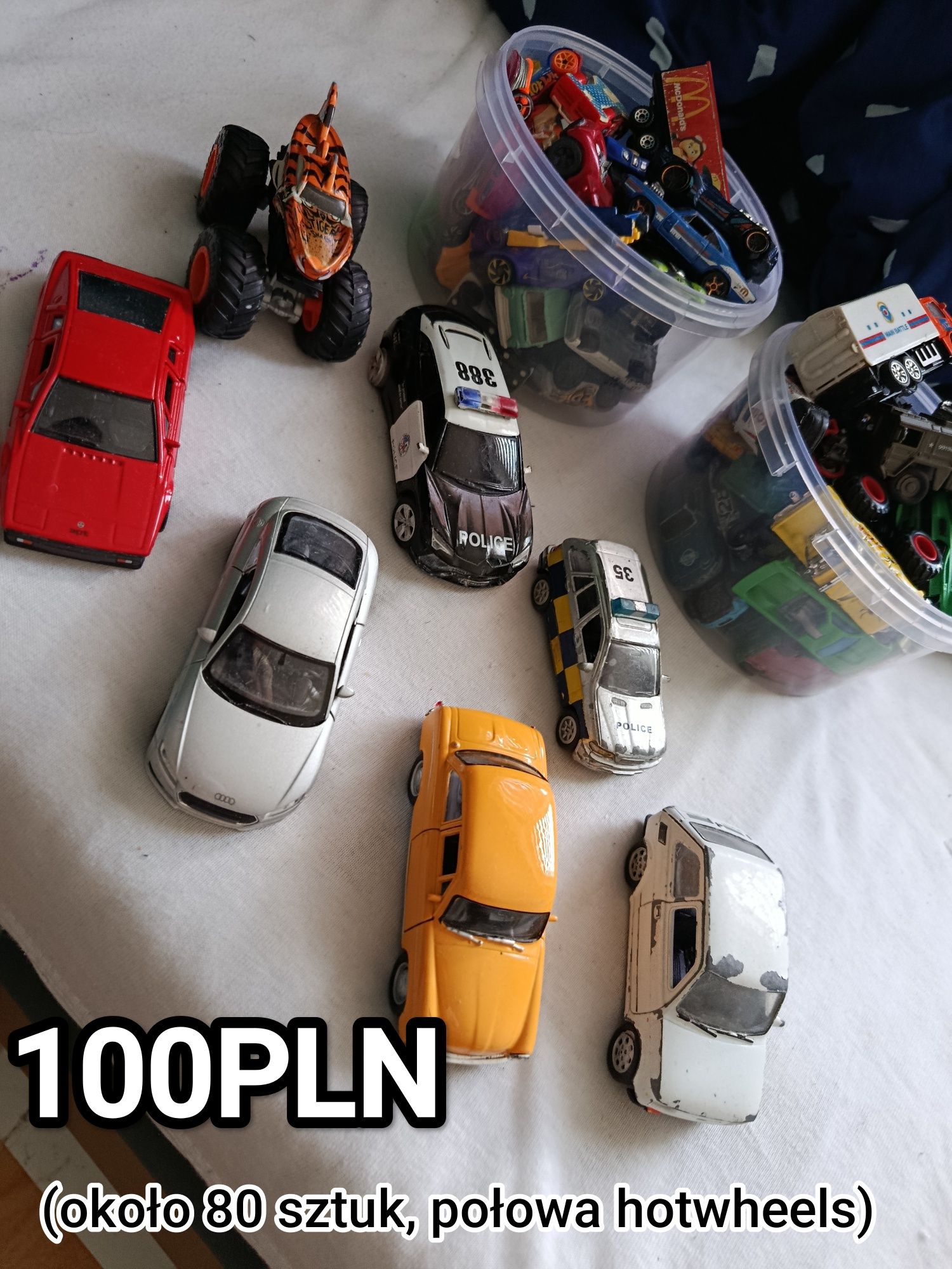 Samochody 80 sztuk  ( HOT WHEELS )