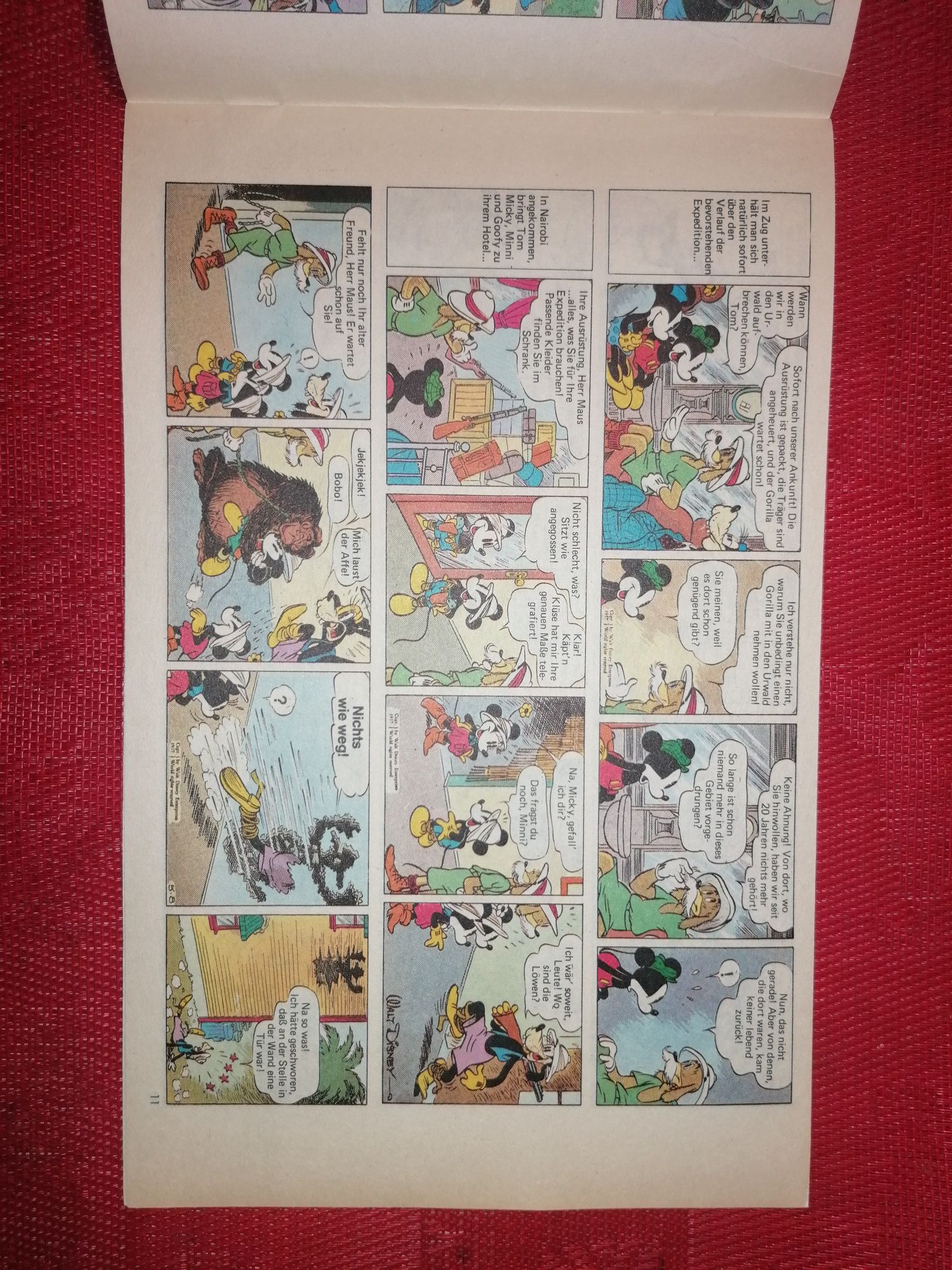 Pięknie zachowany komiks Micky Maus