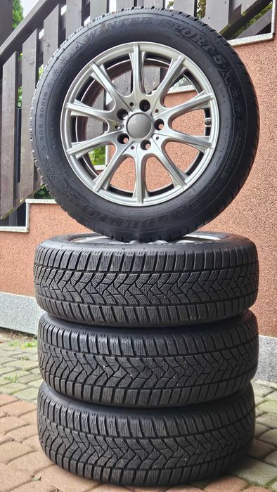 Koła Mercedes Klasa C 205 W205 16cali dunlop zimowe zima czujniki tpms