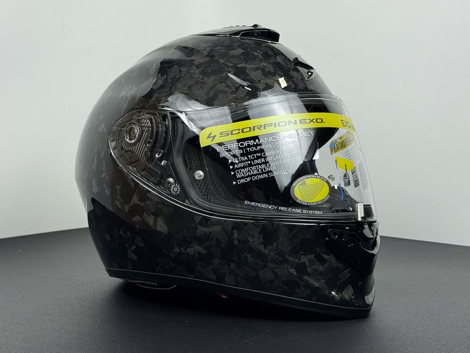 Шлем Scorpion, Ruroc, Shoei, Icon EXO 1400 Air Carbon Onyx