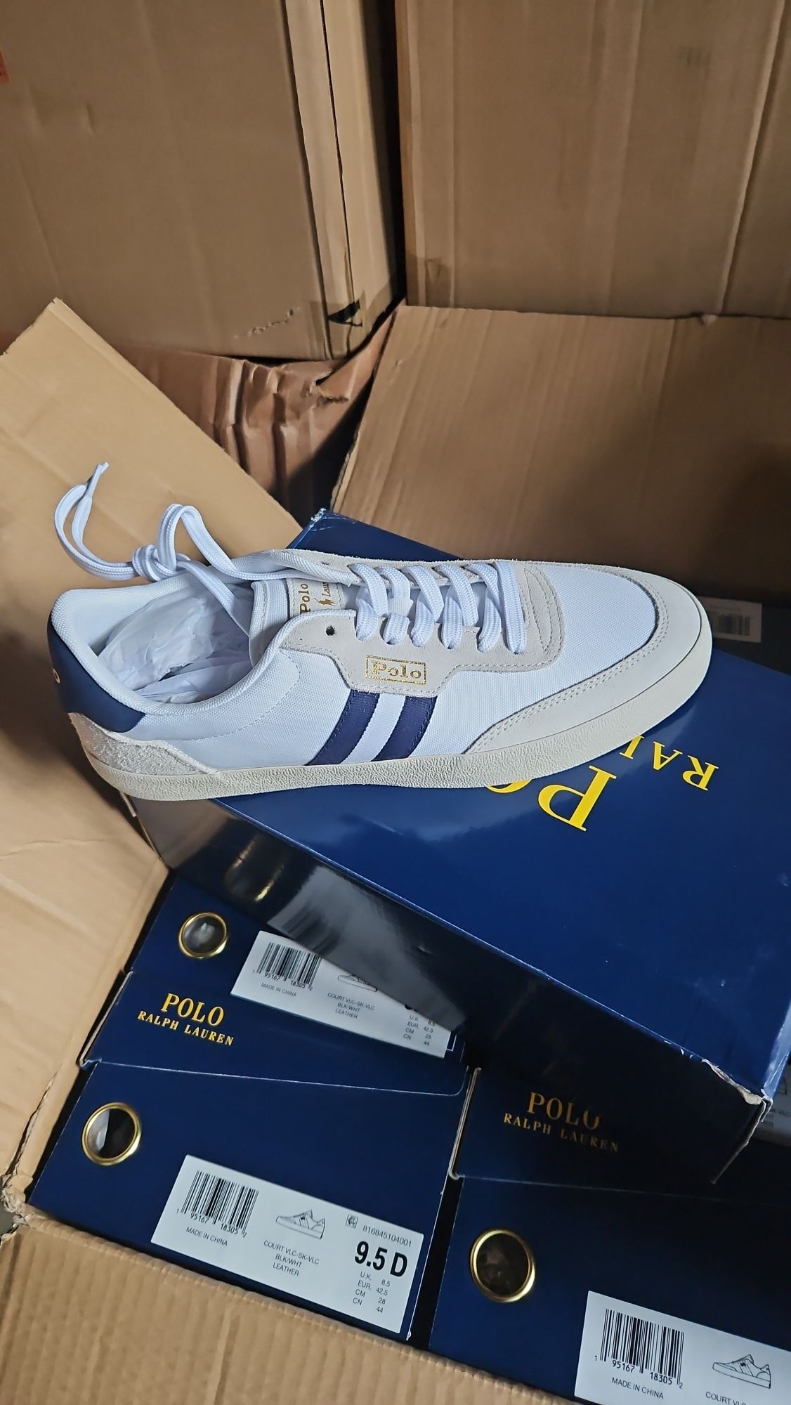 Кросівки, кеди чоловічі POLO Ralph Lauren сток оптом.