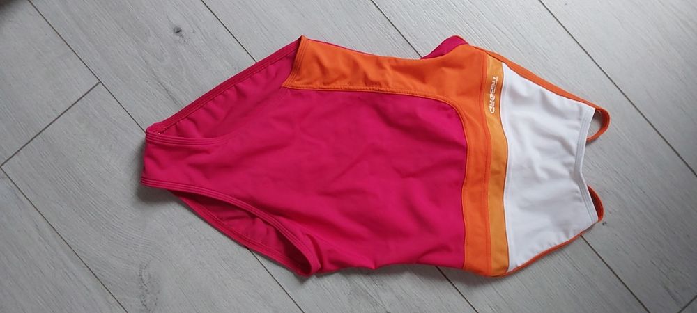 Stroj kąpielowy jednoczesciowy rozowy 159/172 decathlon creation tribo