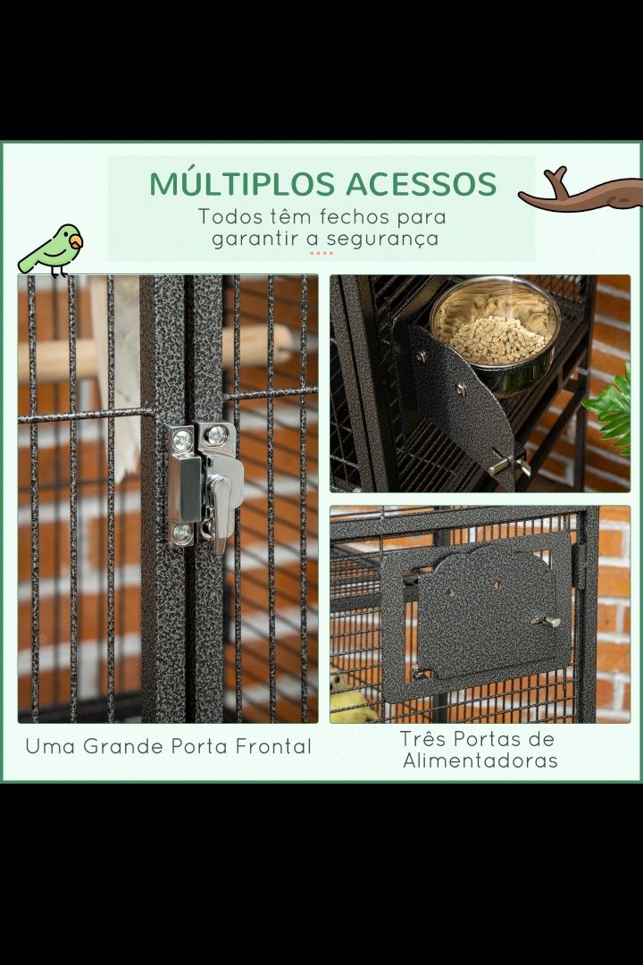 Gaiola Grande para Pássaros