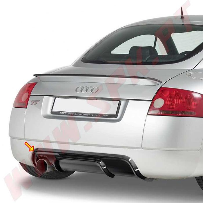 DIFUSOR TRASEIRO AUDI TT 8N - (98-06) - Novo [PLÁSTICO]