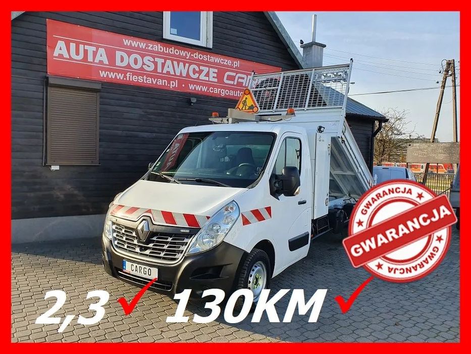 Renault Master  2,3 130KM Wywrotka  Hak  Tempomat 3 Osobowa Vat-1Kamera COFANIA  KLIMA