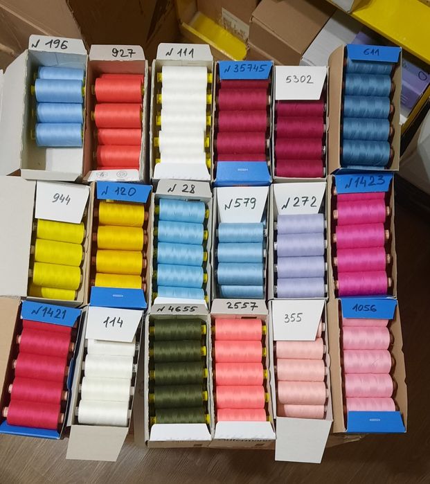 Гутерманн,Gutermann ,швейні нитки 120, Аманн,Коатс