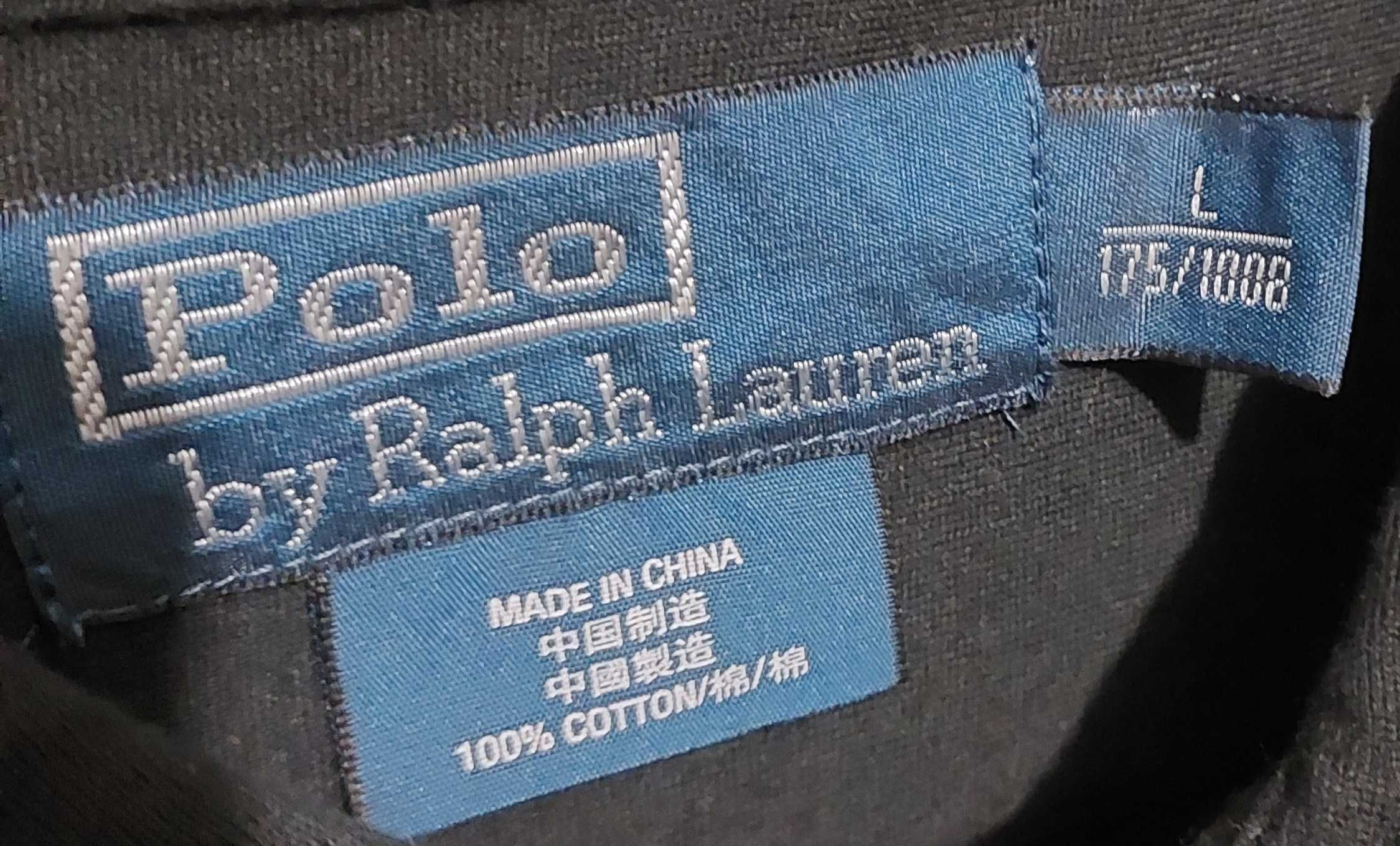 Koszula męska z długim rękawem czarna Polo Ralph Lauren rozm. L