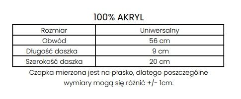 Czapka damska Olavoga Giza Uni biała czarna beżowa szara