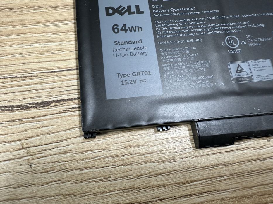 Нові АКБ,батарейка Dell GRT01 00P3TJ 0P3TJ R05P0 0R05P0 05RGW 9JRV0