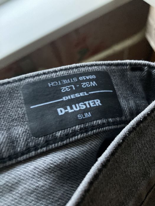 Сірі Джинси Diesel slim D-Luster