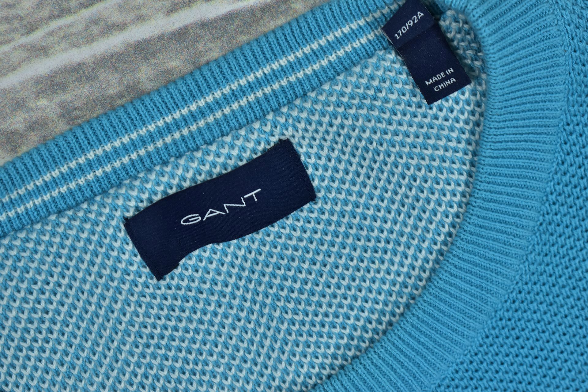 GANT Premium Cotton Sweter Męski Crewneck / M