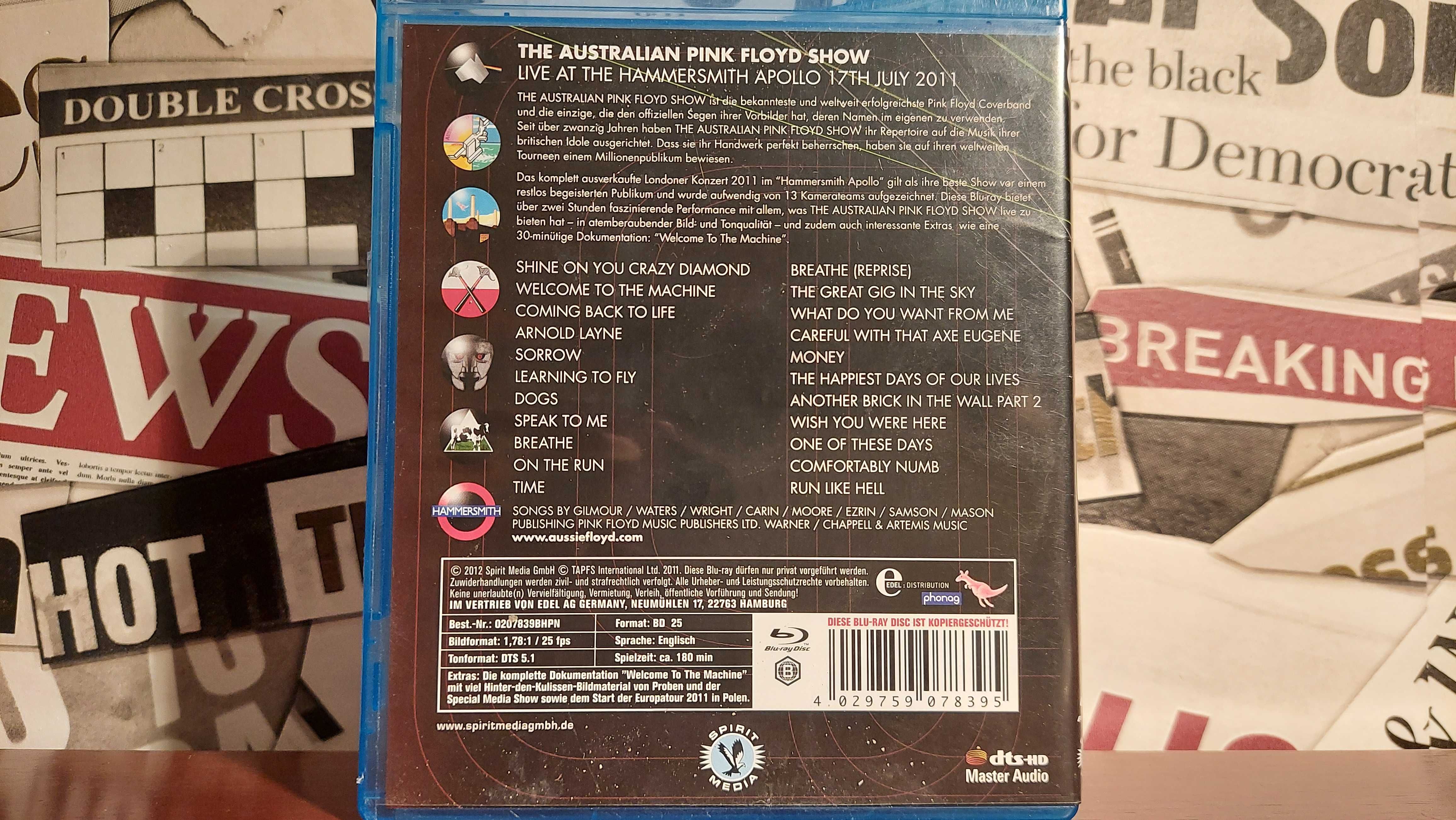The Australian Pink Floyd - Live At The Hammersmith Apollo na Blu-ray