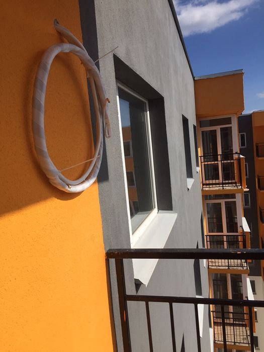 Закладка труб под кондиционер,установка кондиционеров