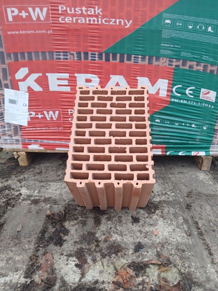 Pustak Ceramiczny Keram 25P+W 360/250/238