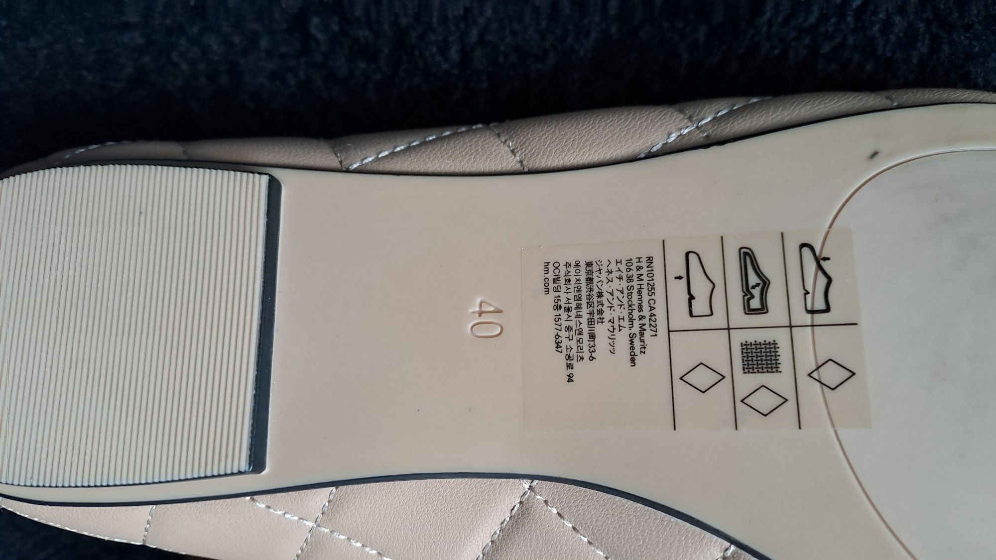 Baletki baleriny 39/40 nowe H&M