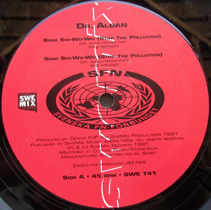 Dr. Alban — — — — — Sing Shi-Wo-Wo (Stop The Pollution) — — Maxi Single64297807579521122